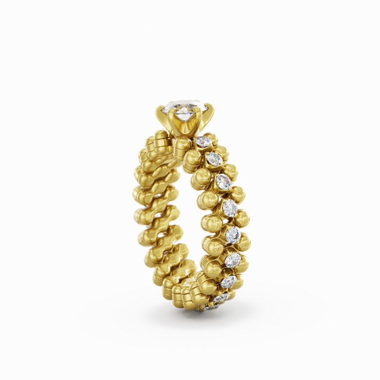 Unico Ring - Serafino Consoli - RMSSLWD0503M2YGWD Unico Ring - Serafino Consoli - RMSSLWD0503M2YGWD