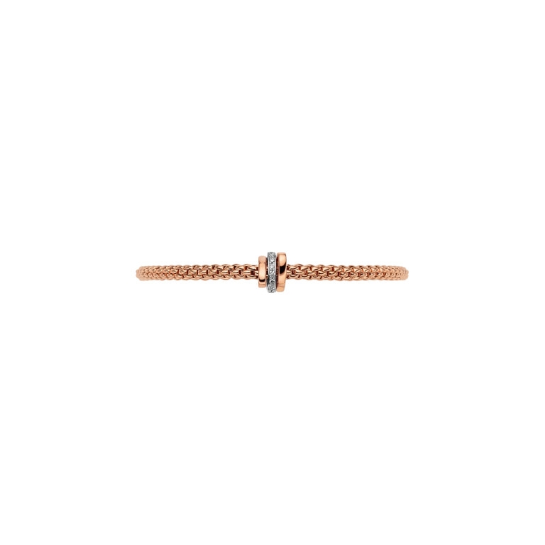 Fope Prima flexibele armband rosé/wit goud met diamant - 74408BX_BB_R_RBR_00L - #3 Fope Prima flexibele armband rosé/wit goud met diamant - 74408BX_BB_R_RBR_00L - #3