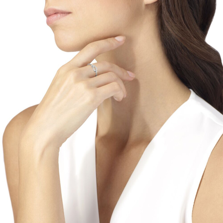 Fred Force 10 ring witgoud met diamant - 4B0968-050 - #3 Fred Force 10 ring witgoud met diamant - 4B0968-050 - #3