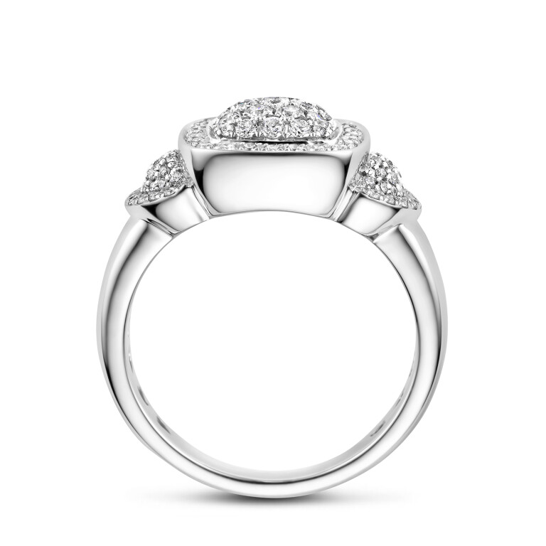 Tirisi Jewelry Milano Tré ring witgoud met diamant - TR9816DW - #3 Tirisi Jewelry Milano Tré ring witgoud met diamant - TR9816DW - #3