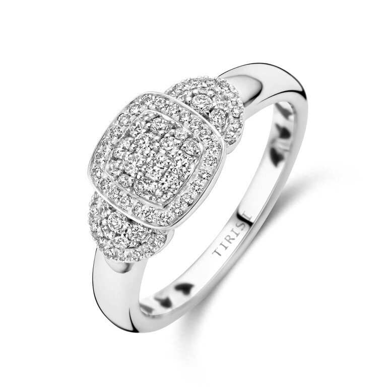 Tirisi Jewelry Milano ring witgoud met diamant - TR9820DW - #1 Tirisi Jewelry Milano ring witgoud met diamant - TR9820DW - #1