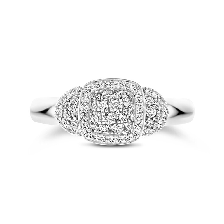 Tirisi Jewelry Milano ring witgoud met diamant - TR9820DW - #2 Tirisi Jewelry Milano ring witgoud met diamant - TR9820DW - #2
