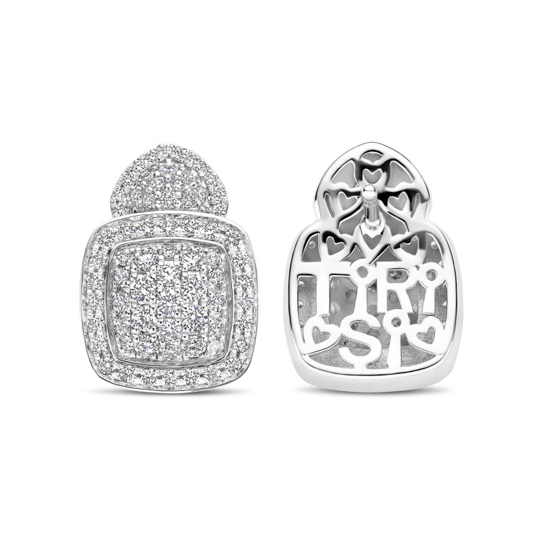 Tirisi Jewelry Milano oorhangers witgoud met diamant - TE9349DW - #3 Tirisi Jewelry Milano oorhangers witgoud met diamant - TE9349DW - #3
