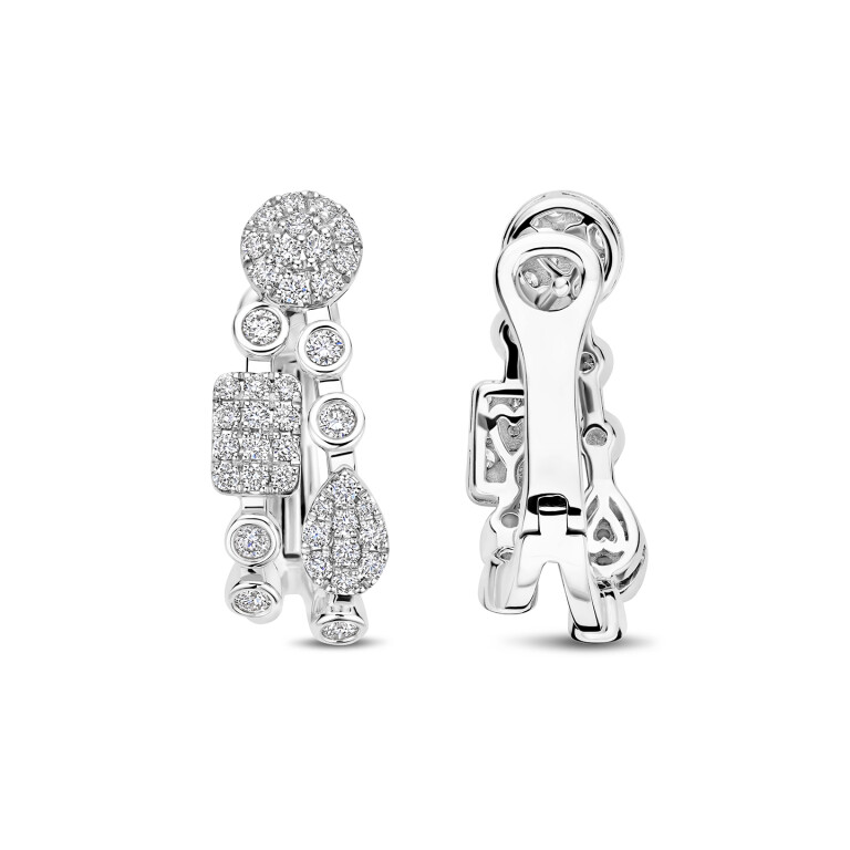 Tirisi Jewelry Venice oorhangers witgoud met diamant - TE9346DW - #2 Tirisi Jewelry Venice oorhangers witgoud met diamant - TE9346DW - #2