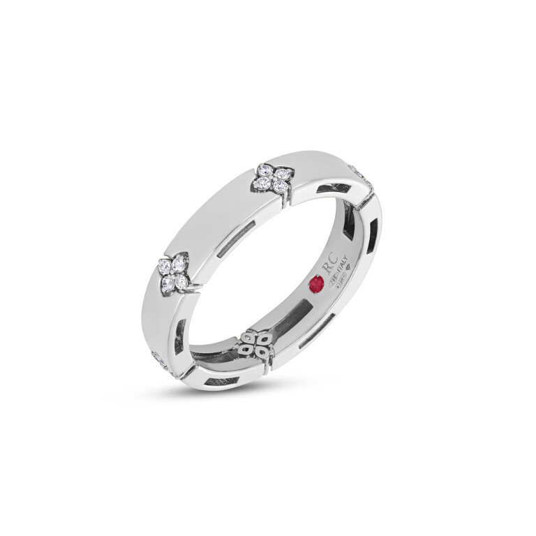 Roberto Coin Love in Verona ring witgoud met diamant - ADR777RI3820 - #1 Roberto Coin Love in Verona ring witgoud met diamant - ADR777RI3820 - #1