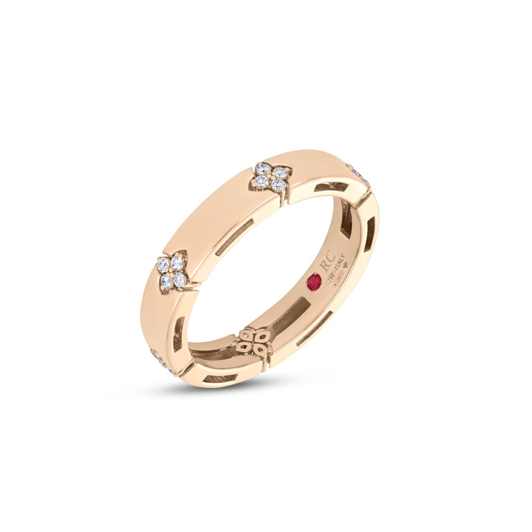 Roberto Coin Love in Verona ring roodgoud met diamant - ADR777RI3820 - #1 Roberto Coin Love in Verona ring roodgoud met diamant - ADR777RI3820 - #1