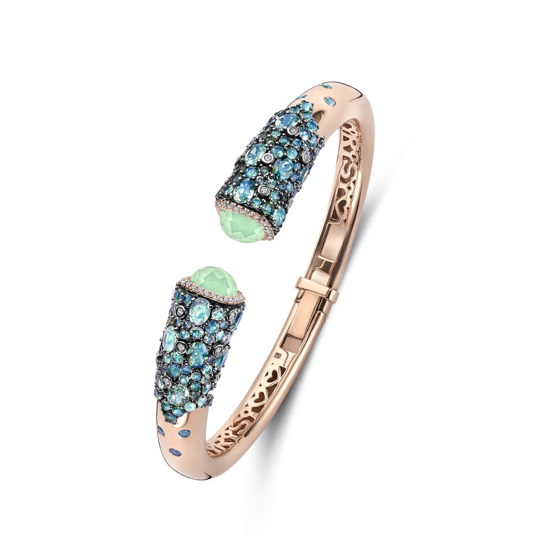 Tirisi Jewelry Doha armband roodgoud met diamant - TG9074AQBTP - #1 Tirisi Jewelry Doha armband roodgoud met diamant - TG9074AQBTP - #1