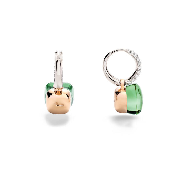 Pomellato Nudo Diamonds oorhangers roodgoud met diamant - POB4010 O6WHR BPAAV - #3 Pomellato Nudo Diamonds oorhangers roodgoud met diamant - POB4010 O6WHR BPAAV - #3