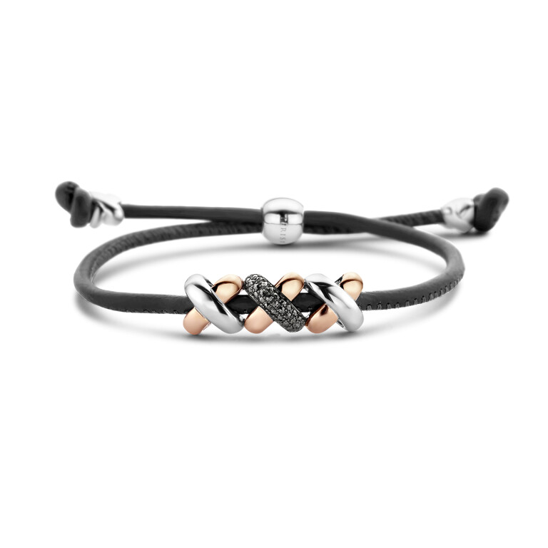 Tirisi Moda Kisses armband zilver/goud - TM2171BL(2P) - #1 Tirisi Moda Kisses armband zilver/goud - TM2171BL(2P) - #1