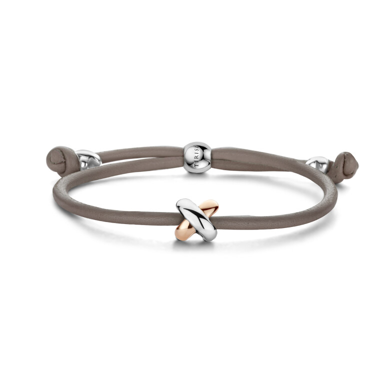 Tirisi Moda Kisses armband zilver/goud - TM2130LE(2P) - #1 Tirisi Moda Kisses armband zilver/goud - TM2130LE(2P) - #1