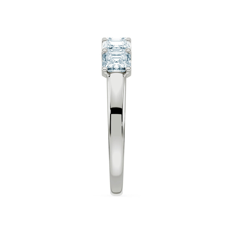 Royal Asscher Paola alliance ring witgoud met diamant - R.151.RAC.WG.23 GIA - #8 Royal Asscher Paola alliance ring witgoud met diamant - R.151.RAC.WG.23 GIA - #8