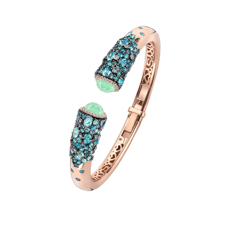 Tirisi Jewelry Doha armband roodgoud met diamant - TG9074AQBTP - #5 Tirisi Jewelry Doha armband roodgoud met diamant - TG9074AQBTP - #5