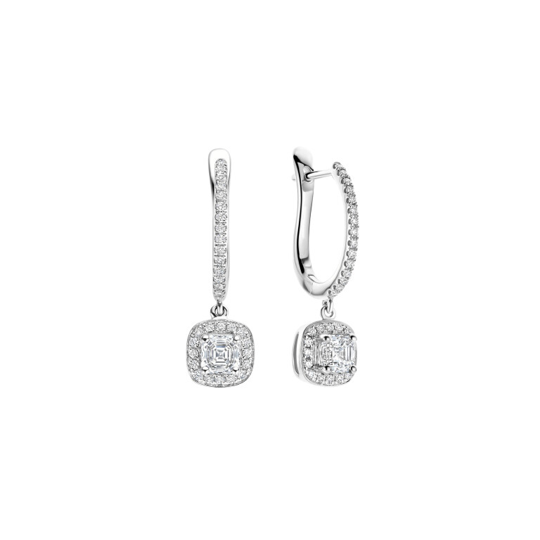 74 Collection oorhangers - Royal Asscher - E.74.1289.RAC.WG.11 HRD 74 Collection oorhangers - Royal Asscher - E.74.1289.RAC.WG.11 HRD