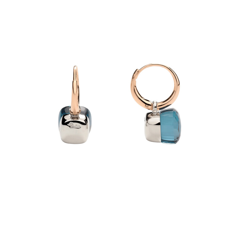 Pomellato Nudo Petit oorhangers roodgoud met London topaas - POB2010 O6000 000TL - #3 Pomellato Nudo Petit oorhangers roodgoud met London topaas - POB2010 O6000 000TL - #3