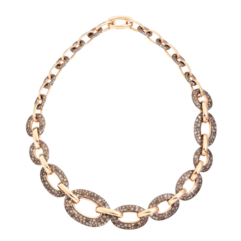 Pomellato Catene collier roodgoud met diamant - PCB7050 O7000 DBR00 - #2 Pomellato Catene collier roodgoud met diamant - PCB7050 O7000 DBR00 - #2
