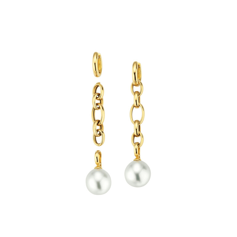 Yana Nesper Balthasar oorhangers geelgoud - BA12 - #2 Yana Nesper Balthasar oorhangers geelgoud - BA12 - #2