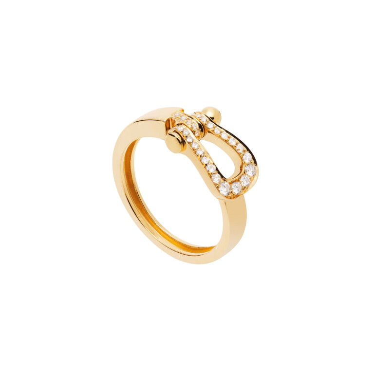 Fred Force 10 ring geelgoud met diamant - 4B0378-000 - #1 Fred Force 10 ring geelgoud met diamant - 4B0378-000 - #1