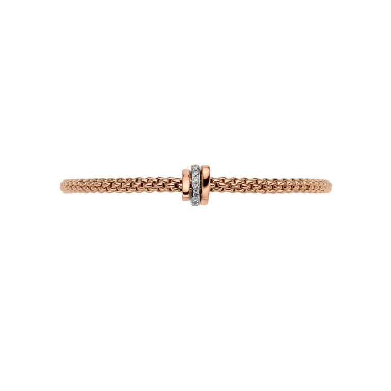 Fope Prima flexibele armband rosé/wit goud met diamant - 74408BX_BB_R_RBR_00L - #3 Fope Prima flexibele armband rosé/wit goud met diamant - 74408BX_BB_R_RBR_00L - #3
