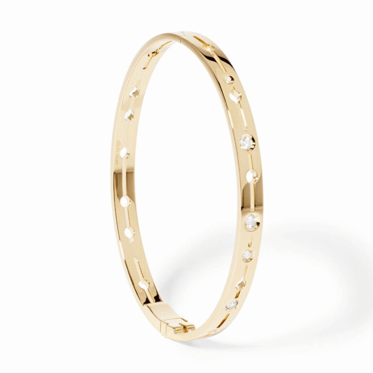 dinh van Pulse armband geelgoud met diamant - 328111 - #2 dinh van Pulse armband geelgoud met diamant - 328111 - #2