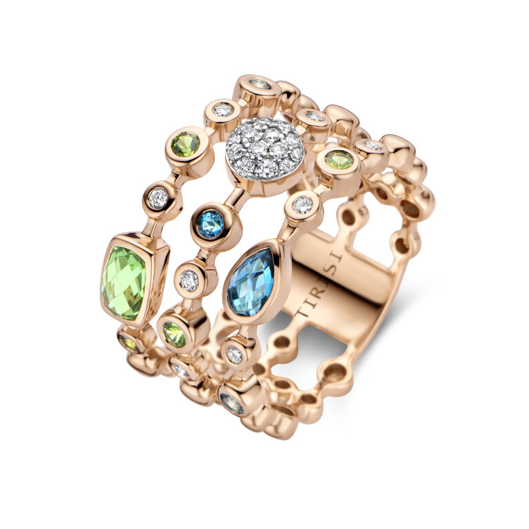 Venice Ring - Tirisi Jewelry - TR9765LBT+BTP Venice Ring - Tirisi Jewelry - TR9765LBT+BTP