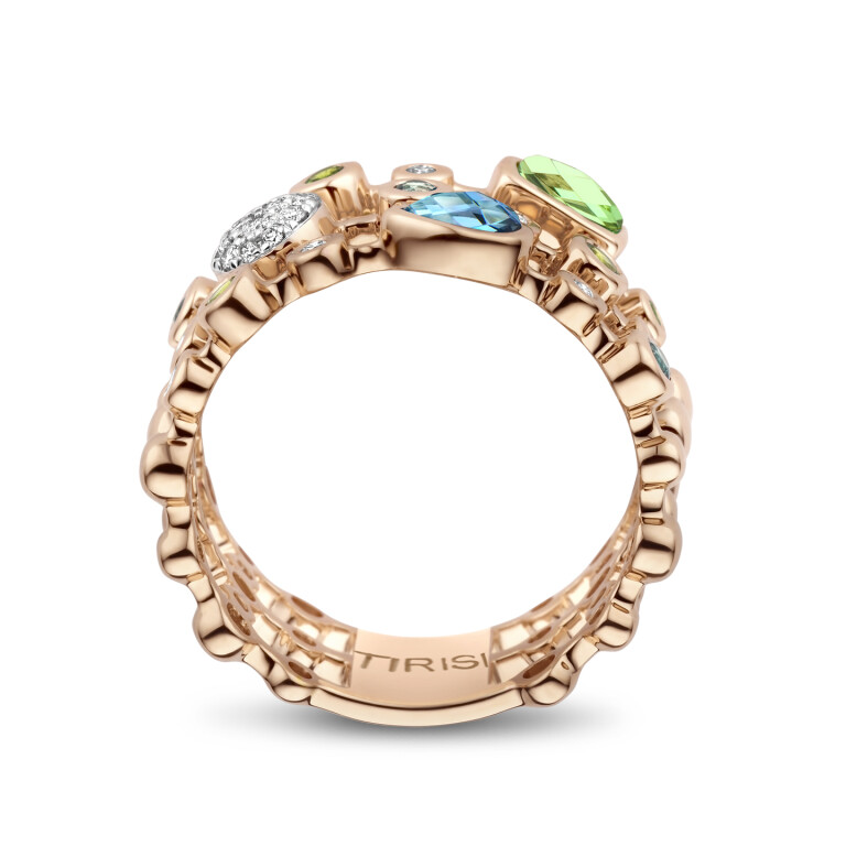 Tirisi Jewelry Venice Exclusive ring roodgoud met diamant - TR9765LBT+BTP - #2 Tirisi Jewelry Venice Exclusive ring roodgoud met diamant - TR9765LBT+BTP - #2