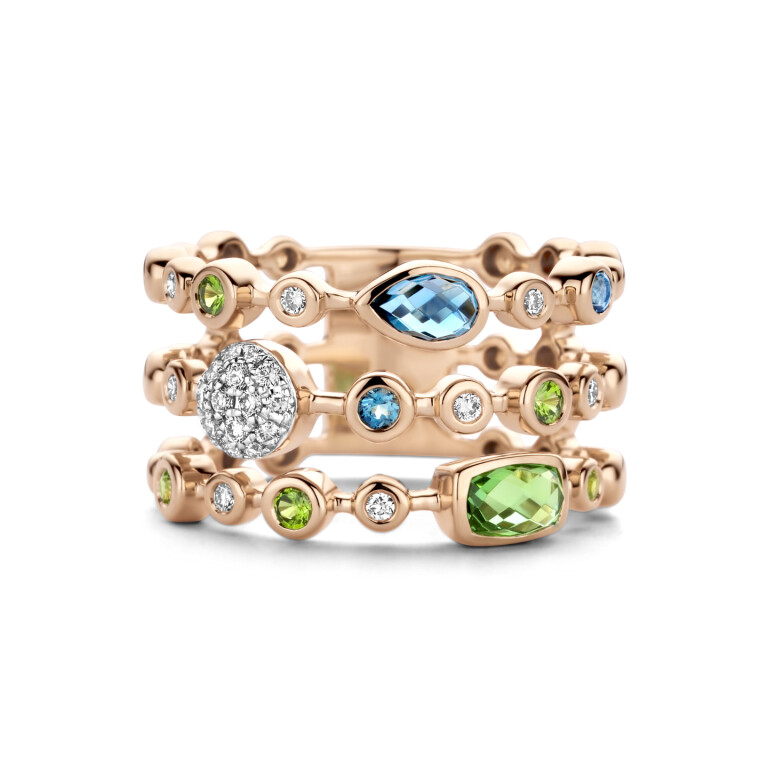 Tirisi Jewelry Venice Exclusive ring roodgoud met diamant - TR9765LBT+BTP - #3 Tirisi Jewelry Venice Exclusive ring roodgoud met diamant - TR9765LBT+BTP - #3