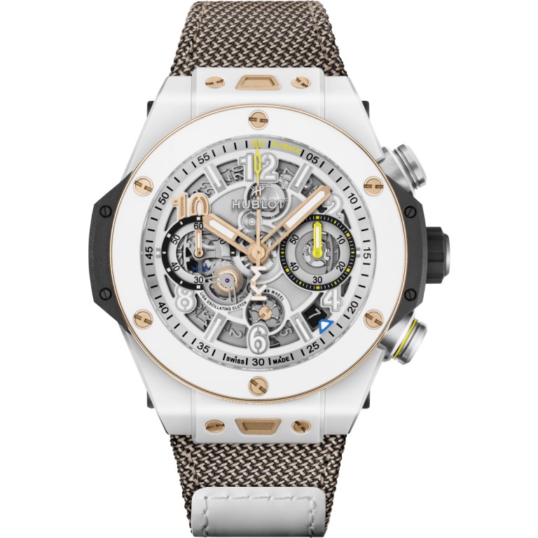 Hublot Big Bang Unico Reloaded Kylian MBappé White Ceramic 44mm - 421.HX.2019.NR.MBP26 - #1 Hublot Big Bang Unico Reloaded Kylian MBappé White Ceramic 44mm - 421.HX.2019.NR.MBP26 - #1