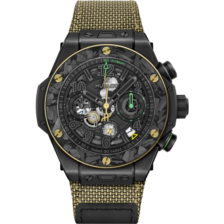 Hublot Big Bang Unico Reloaded Usain Bolt Ceramic Carbon 44mm - 421.CQ.1140.NR.USB26 - #1 Hublot Big Bang Unico Reloaded Usain Bolt Ceramic Carbon 44mm - 421.CQ.1140.NR.USB26 - #1