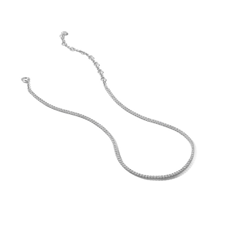 witgoud tennis collier met diamant Schaap en Citroen Diamonds - #1 witgoud tennis collier met diamant Schaap en Citroen Diamonds - #1