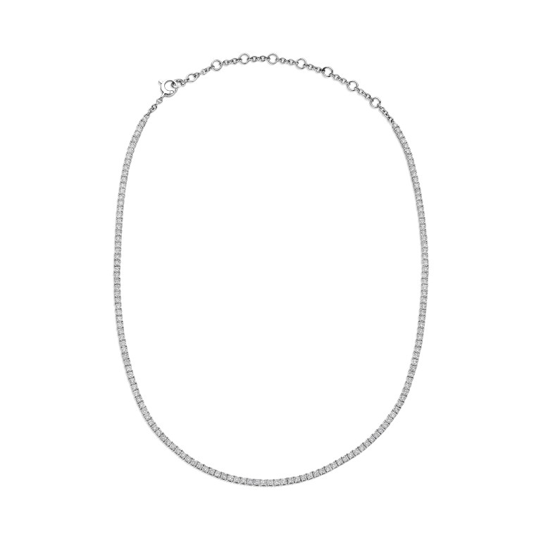 witgoud tennis collier met diamant Schaap en Citroen Diamonds - #3 witgoud tennis collier met diamant Schaap en Citroen Diamonds - #3
