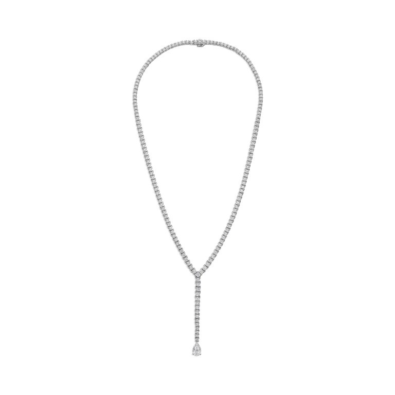 witgoud tennis collier met diamant Schaap en Citroen Diamonds - #3 witgoud tennis collier met diamant Schaap en Citroen Diamonds - #3