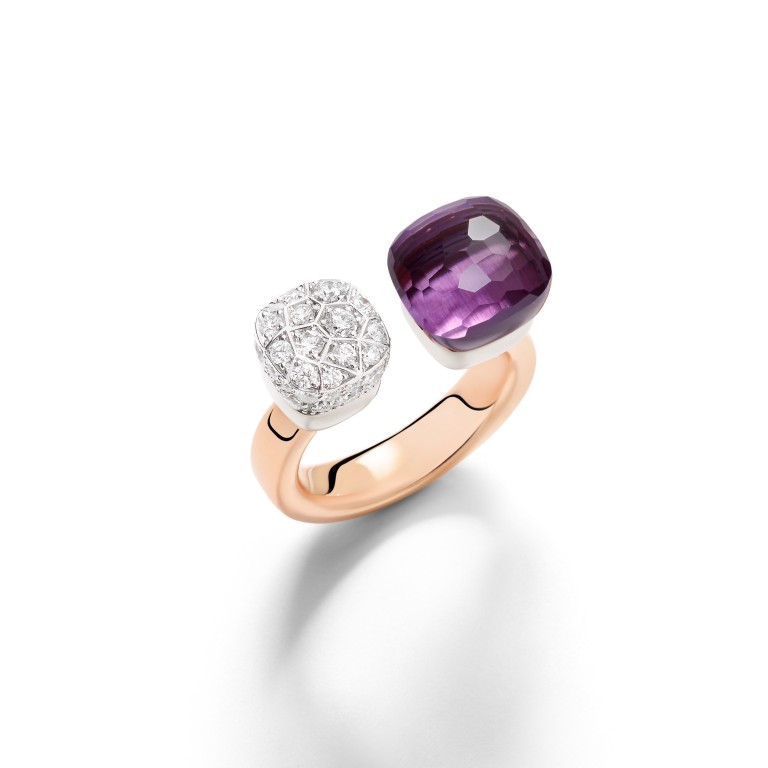 Pomellato Nudo Diamonds ring roodgoud met diamant - PAC4020 O6WHR DB0IY - #4 Pomellato Nudo Diamonds ring roodgoud met diamant - PAC4020 O6WHR DB0IY - #4