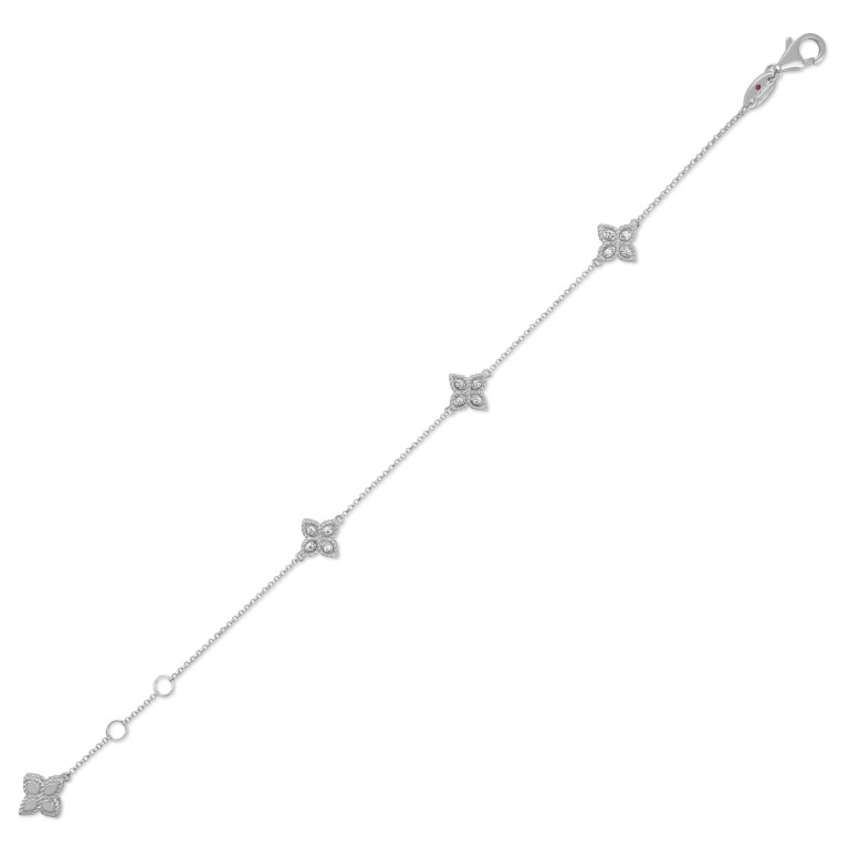 Roberto Coin Princess Flower armband witgoud met diamant - ADR777BR1093 - #3 Roberto Coin Princess Flower armband witgoud met diamant - ADR777BR1093 - #3