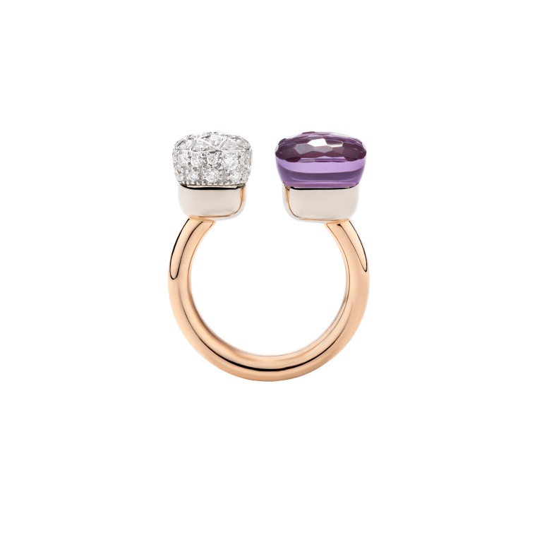 Pomellato Nudo Diamonds ring roodgoud met diamant - PAC4020 O6WHR DB0IY - #3 Pomellato Nudo Diamonds ring roodgoud met diamant - PAC4020 O6WHR DB0IY - #3