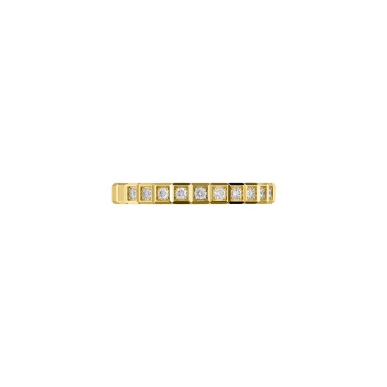 Chopard Ice Cube Mini ring geelgoud met diamant - 827702-0260 - #3 Chopard Ice Cube Mini ring geelgoud met diamant - 827702-0260 - #3