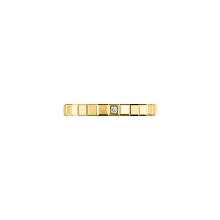 Chopard Ice Cube Mini ring geelgoud met diamant - 827702-0232 - #3 Chopard Ice Cube Mini ring geelgoud met diamant - 827702-0232 - #3