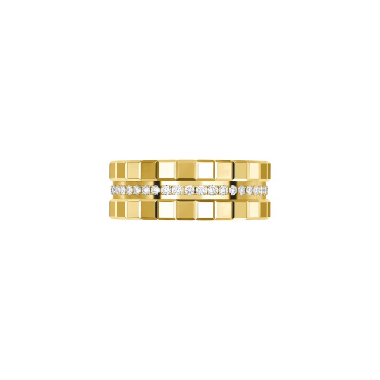 Chopard Ice Cube Mini ring geelgoud met diamant - 827005-0042 - #3 Chopard Ice Cube Mini ring geelgoud met diamant - 827005-0042 - #3