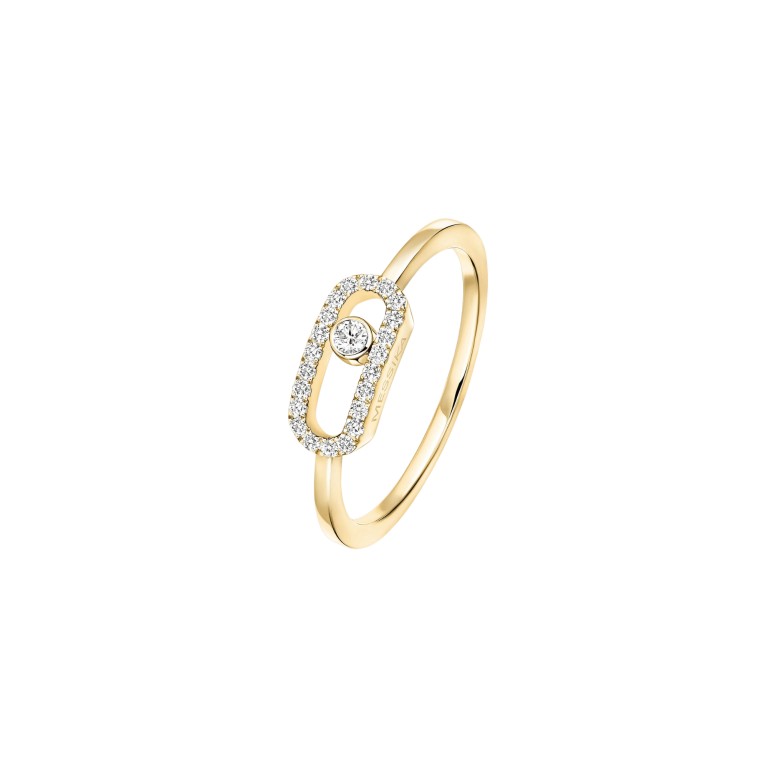 Messika Move Uno ring geelgoud met diamant - 4705-YG - #1 Messika Move Uno ring geelgoud met diamant - 4705-YG - #1