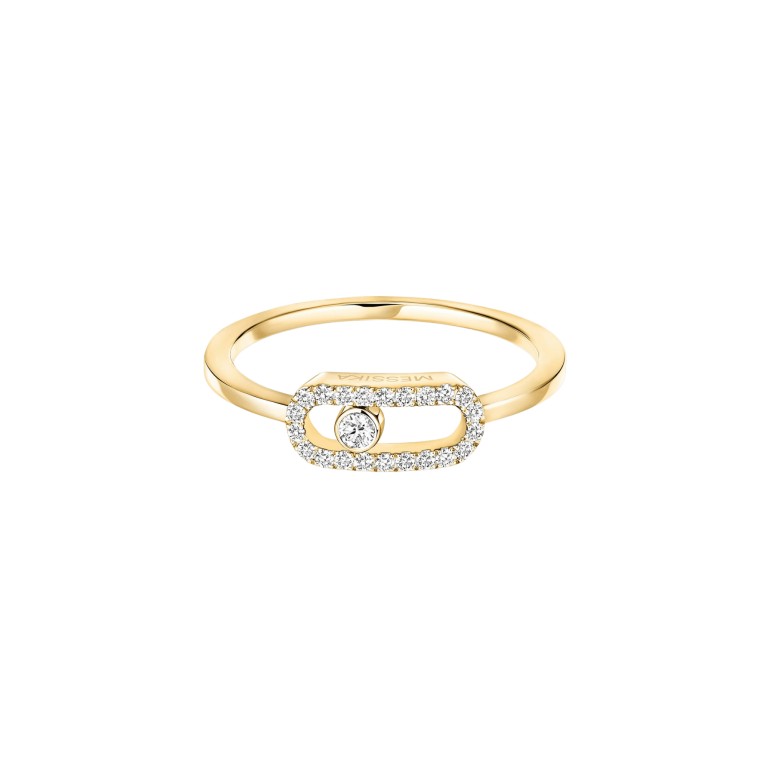 Messika Move Uno ring geelgoud met diamant - 4705-YG - #3 Messika Move Uno ring geelgoud met diamant - 4705-YG - #3