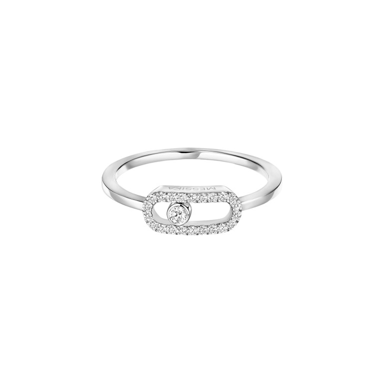 Messika Move Uno ring witgoud met diamant - 5630-WG - #3 Messika Move Uno ring witgoud met diamant - 5630-WG - #3