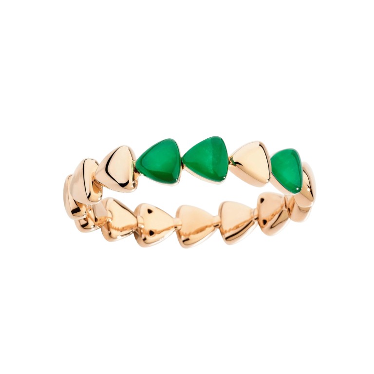 Vhernier Freccia spang armband roodgoud met Jade - 0N1501BR261 - #1 Vhernier Freccia spang armband roodgoud met Jade - 0N1501BR261 - #1