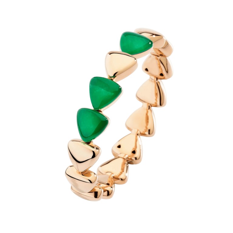 Vhernier Freccia spang armband roodgoud met Jade - 0N1501BR261 - #2 Vhernier Freccia spang armband roodgoud met Jade - 0N1501BR261 - #2