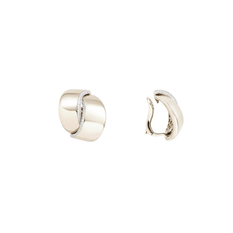 Vhernier Abbraccio oorclips witgoud met diamant - PG1511B0365 - #2 Vhernier Abbraccio oorclips witgoud met diamant - PG1511B0365 - #2