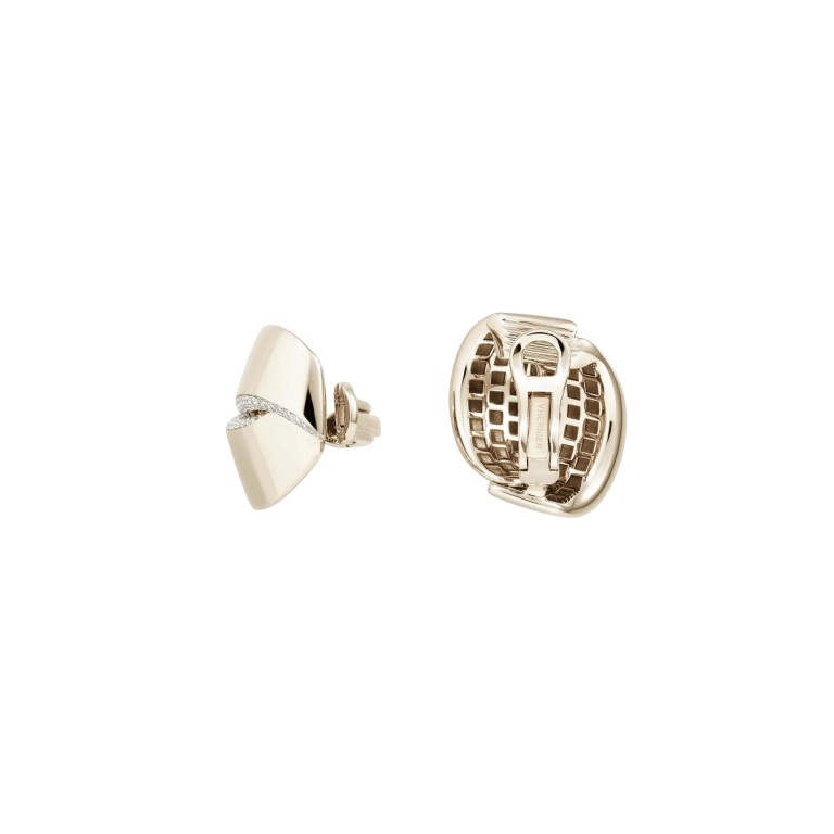 Vhernier Abbraccio oorclips witgoud met diamant - PG1511B0365 - #3 Vhernier Abbraccio oorclips witgoud met diamant - PG1511B0365 - #3