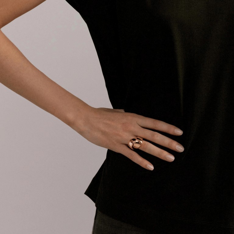 Vhernier Abbraccio ring roodgoud - 0N1511A0100560 - #4 Vhernier Abbraccio ring roodgoud - 0N1511A0100560 - #4