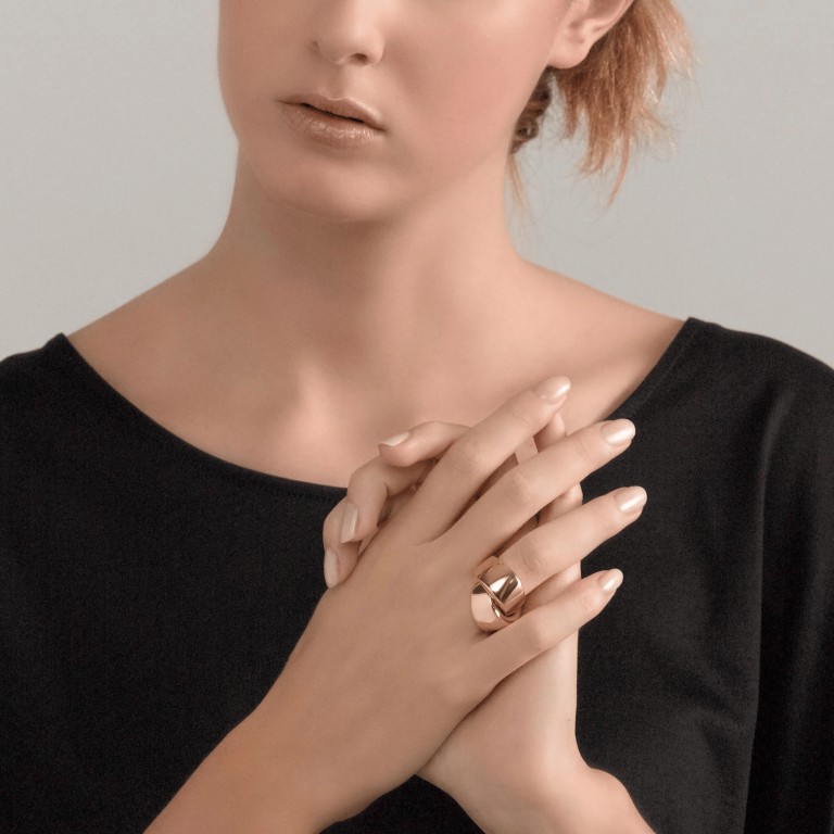Vhernier Abbraccio ring roodgoud - 0N1511A0100560 - #5 Vhernier Abbraccio ring roodgoud - 0N1511A0100560 - #5