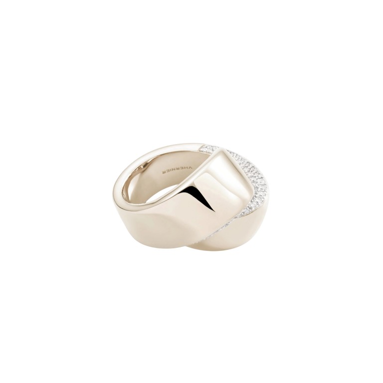 Vhernier Abbraccio ring witgoud met diamant - PG1511A0365550 - #3 Vhernier Abbraccio ring witgoud met diamant - PG1511A0365550 - #3