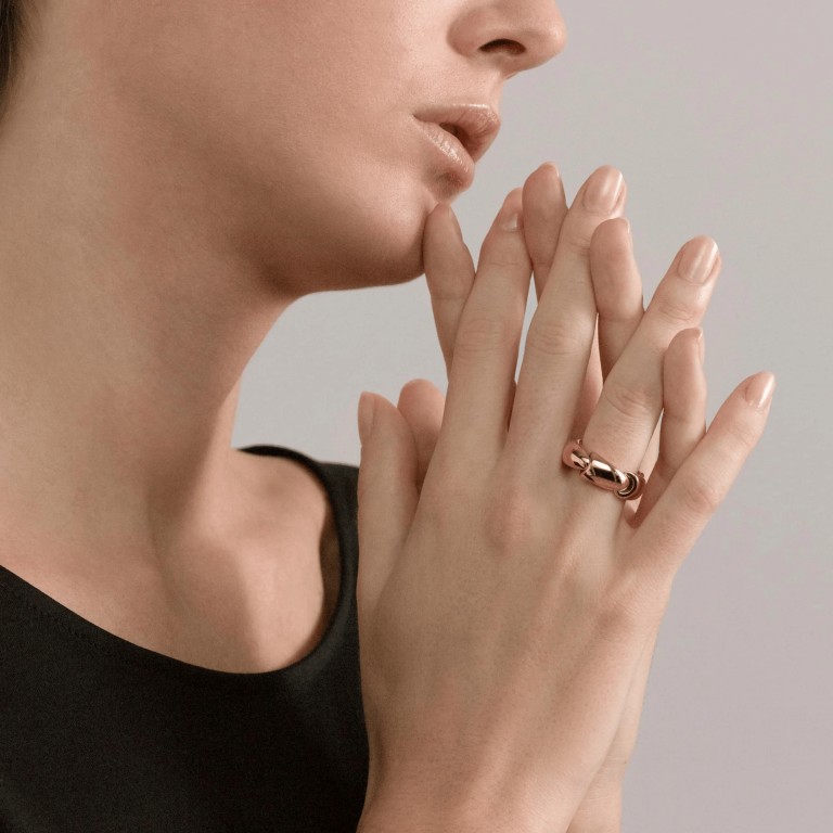 Vhernier calla ring roodgoud - 0N1652A0100530 - #4 Vhernier calla ring roodgoud - 0N1652A0100530 - #4
