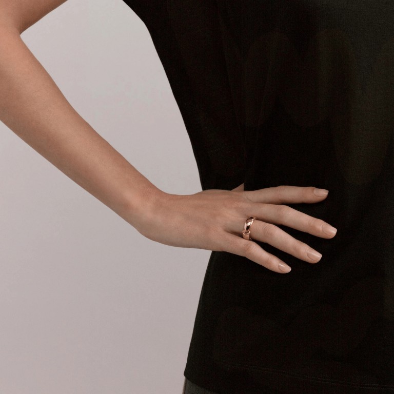 Vhernier calla ring roodgoud - 0N1652A0100530 - #5 Vhernier calla ring roodgoud - 0N1652A0100530 - #5