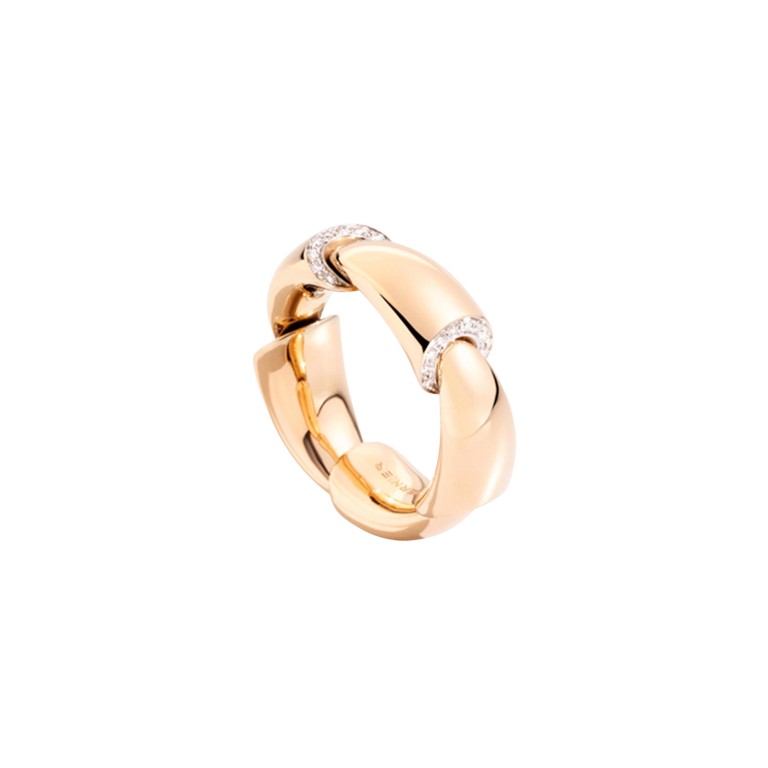 Vhernier calla ring roodgoud met diamant - 0G1652A0313550 - #1 Vhernier calla ring roodgoud met diamant - 0G1652A0313550 - #1